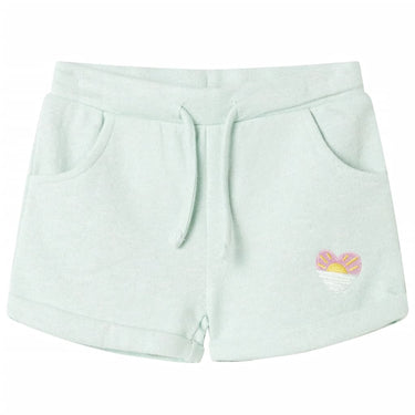 Vidaxl kindershorts met trekkoord 140 gemengd lichtmintkleurig