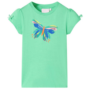 Vidaxl kindershirt 104 lichtgroen
