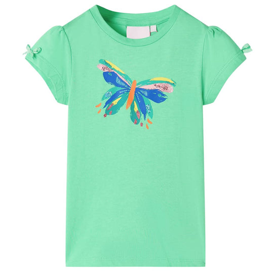 Vidaxl kindershirt 104 lichtgroen