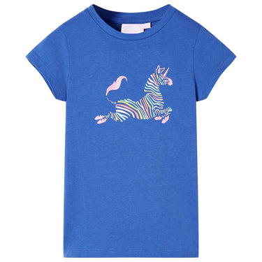 Vidaxl kindershirt 128 kobaltblauw