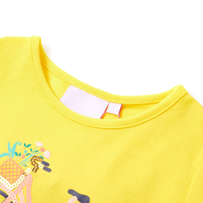 Load image into Gallery viewer, Vidaxl kindershirt 116 geel
