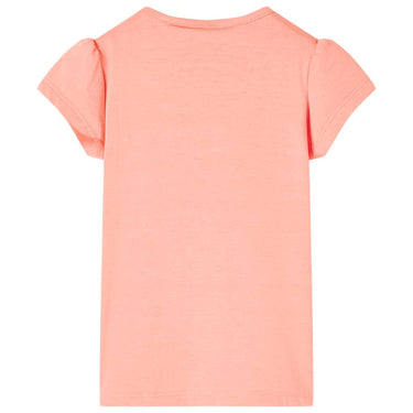 Vidaxl kindershirt 104 neonkoraalkleurig