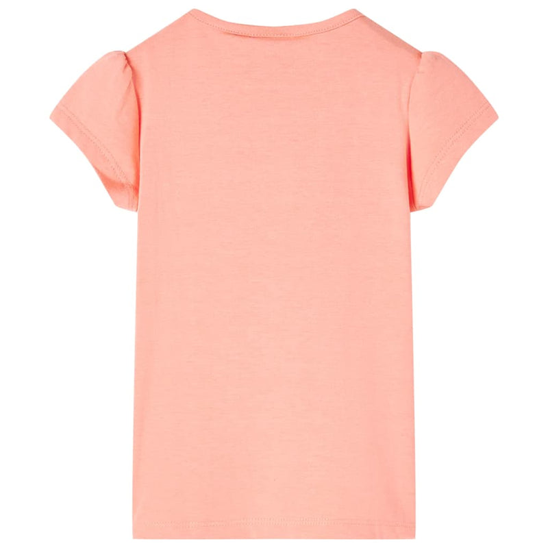 Load image into Gallery viewer, Vidaxl kindershirt 128 neonkoraalkleurig
