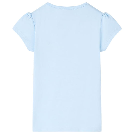 Vidaxl kindershirt 116 lichtblauw