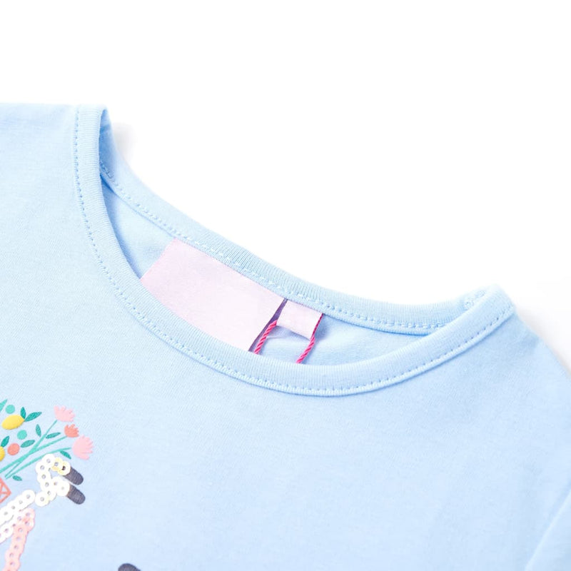 Load image into Gallery viewer, Vidaxl kindershirt 128 lichtblauw
