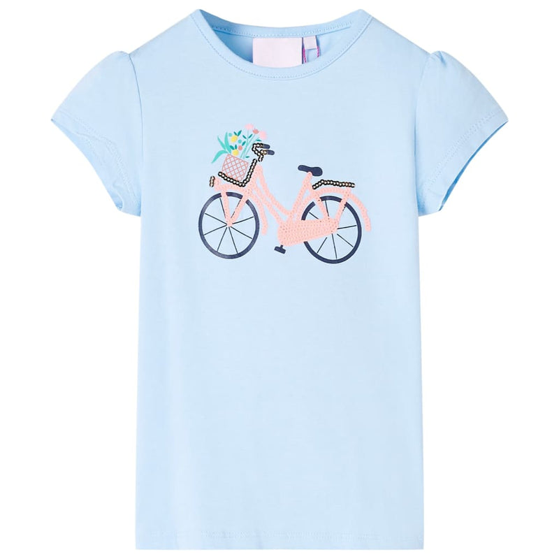 Load image into Gallery viewer, Vidaxl kindershirt 140 lichtblauw
