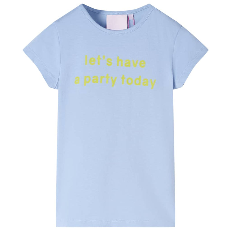 Load image into Gallery viewer, Vidaxl kindershirt 92 lichtblauw
