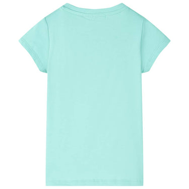 Vidaxl kindershirt 128 lichtmint