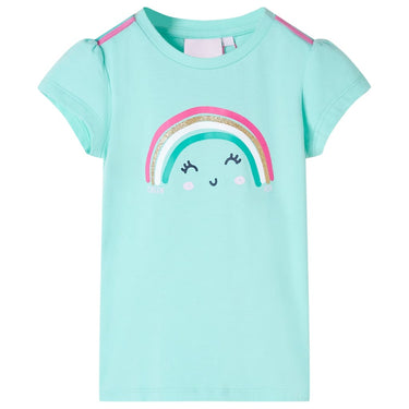 Vidaxl kindershirt 116 lichtmint