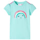 Vidaxl kindershirt 128 lichtmint