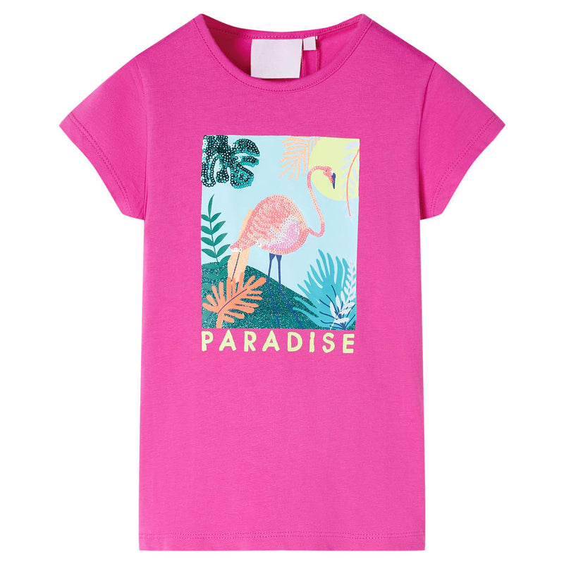 Load image into Gallery viewer, Vidaxl kindershirt 104 donkerroze
