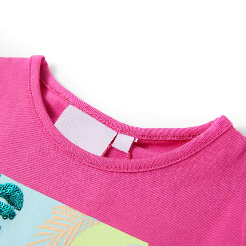 Load image into Gallery viewer, Vidaxl kindershirt 140 donkerroze
