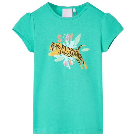 Vidaxl kindershirt 116 mintkleurig