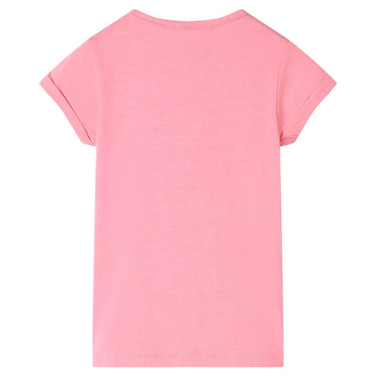 Vidaxl kindershirt 92 felroze