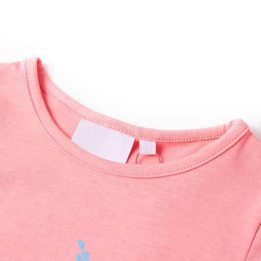 Vidaxl kindershirt 92 felroze