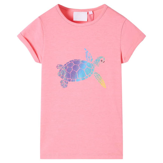 Vidaxl kindershirt 104 felroze