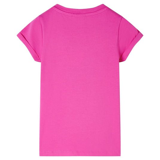 Vidaxl kindershirt 104 donkerroze
