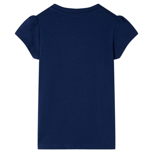 Vidaxl kindershirt 116 marineblauw