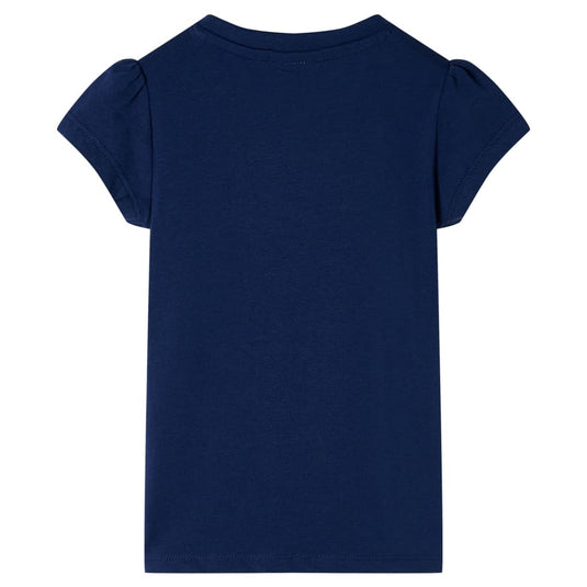 Vidaxl kindershirt 128 marineblauw