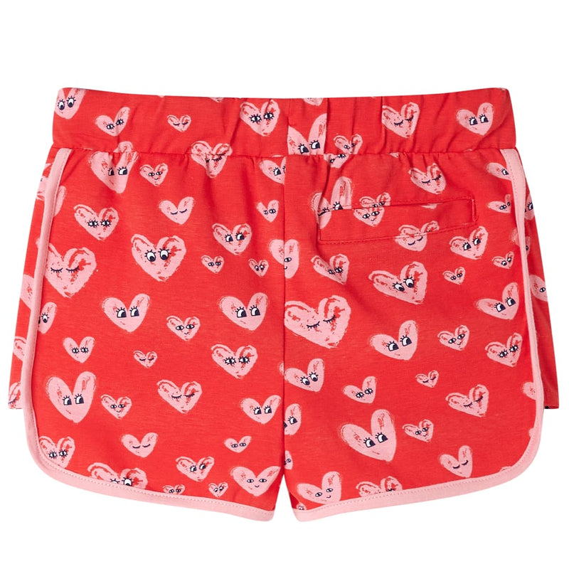 Load image into Gallery viewer, Vidaxl kindershort met trekkoord 104 rood
