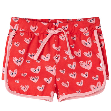 Vidaxl kindershort met trekkoord 140 rood