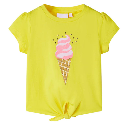 Vidaxl kindershirt 128 geel