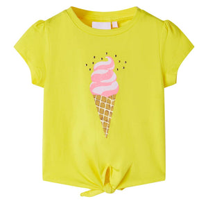 Vidaxl kindershirt 140 geel