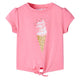Vidaxl kindershirt 140 fluorescerend felroze