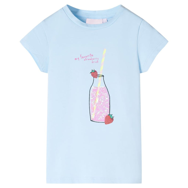 Load image into Gallery viewer, VidaXL Kindershirt 140 zachtblauw
