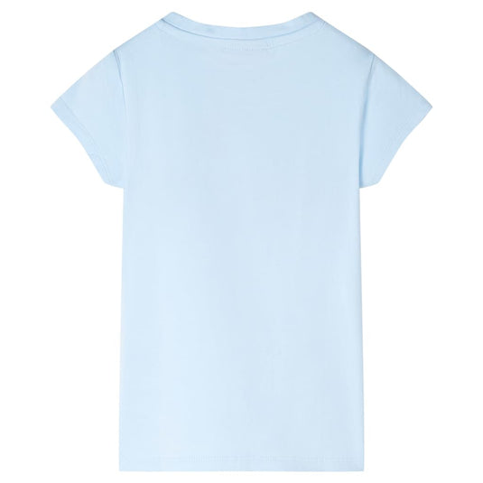 Vidaxl kindershirt 140 zachtblauw