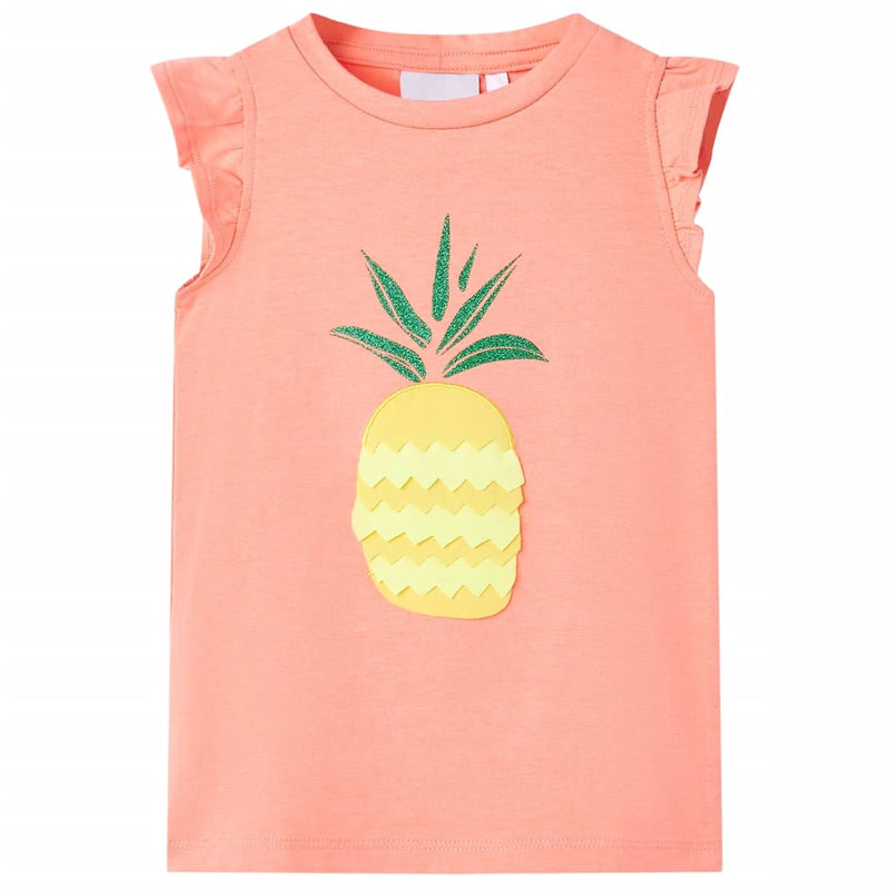 Load image into Gallery viewer, VidaXL Kindershirt 104 neonkoraal
