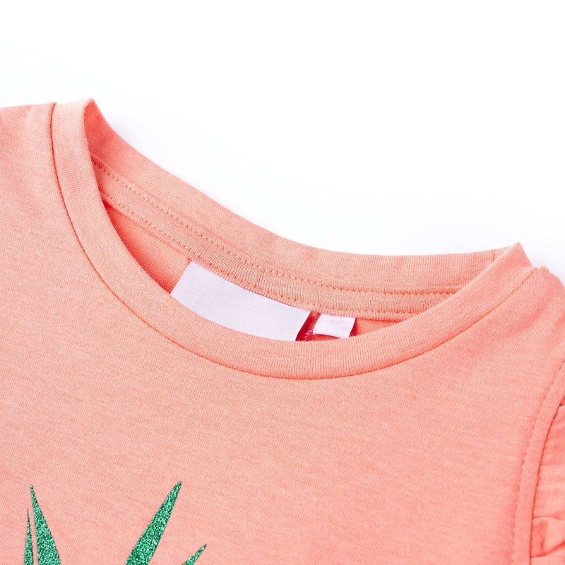 Load image into Gallery viewer, VidaXL Kindershirt 104 neonkoraal
