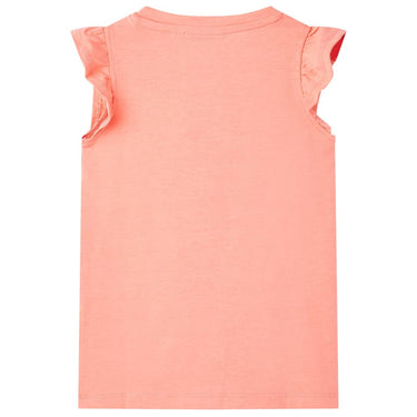 Vidaxl kindershirt 116 neonkoraal