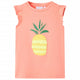 Vidaxl kindershirt 128 neonkoraal