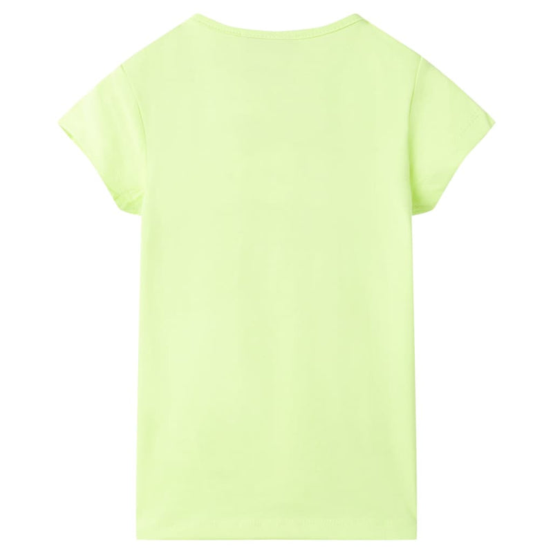 Load image into Gallery viewer, VidaXL Kindershirt 92 fluorescerend geel
