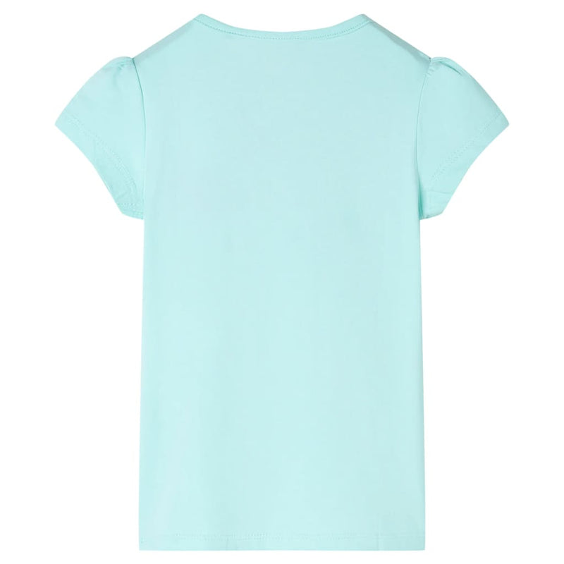 Load image into Gallery viewer, VidaXL Kindershirt 92 lichtzeeblauw
