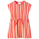 Vidaxl kinderjurk met trekkoord 140 roze en rood