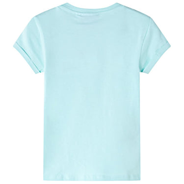 Vidaxl kindershirt 128 lichtzeeblauw