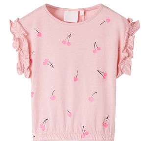 Vidaxl kindershirt 116 lichtroze