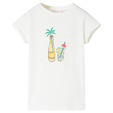 Vidaxl kindershirt 104 ecru