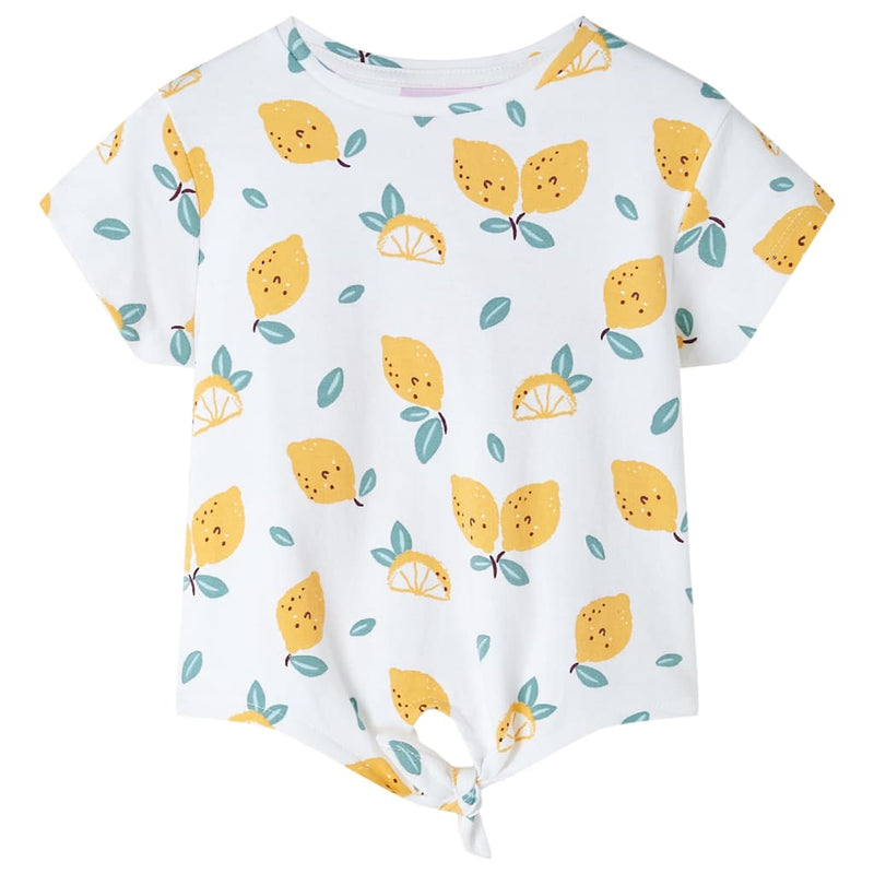 Load image into Gallery viewer, Vidaxl kindershirt met knoop in de zoom 104 ecru
