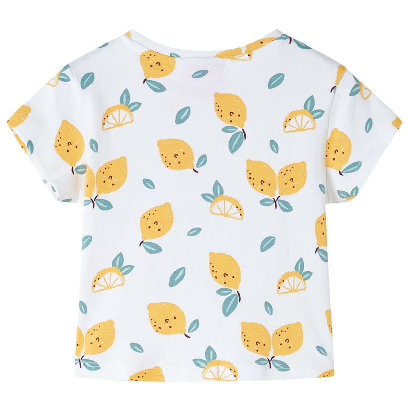 Load image into Gallery viewer, VidaXL Kindershirt met knoop in de zoom 104 ecru
