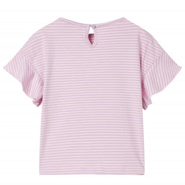 Vidaxl kindershirt met mouwen met ruches 116 lila