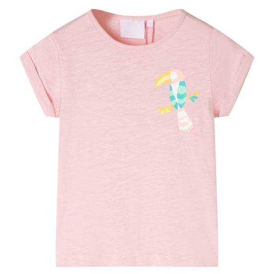 VidaXL Kindershirt 92 lichtroze