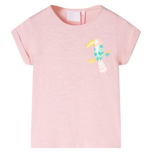 Vidaxl kindershirt 140 lichtroze