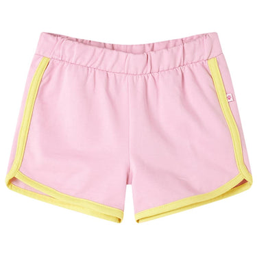 Vidaxl kindershorts met bies 128 felroze