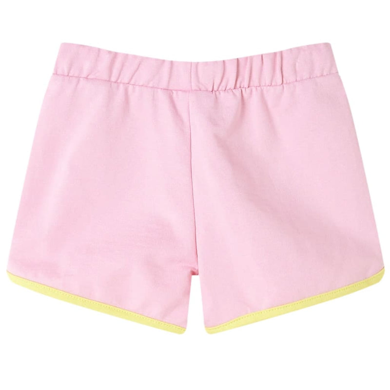 Load image into Gallery viewer, Vidaxl kindershorts met bies 128 felroze
