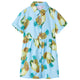 VidaXL Kinderjurk 128 blauw