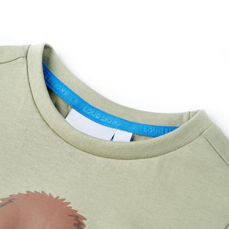 Load image into Gallery viewer, VidaXL Kindershirt met korte mouwen 92 lichtkakikleurig
