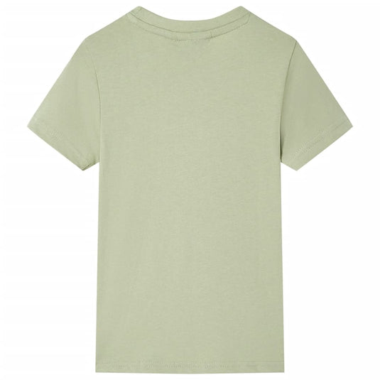 VidaXL Kindershirt met korte mouwen 128 lichtkakikleurig